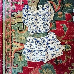 cute preppy two piece set